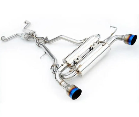 Invidia 03-06 Infiniti G35 Coupe Gemini Rolled Stainless Steel Tip Cat-back Exhaust - HS03IG3GIS