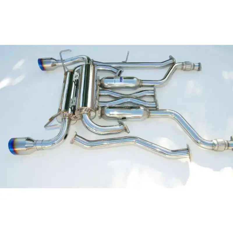 Invidia 03-08 Infiniti G35 Coupe Gemini Single Layer Titanium Tip Cat-back Exhaust - HS03IG3GIT
