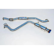 Invidia 08-09 WRX Sedan 76mm (101mm tip) REGULAR Titanium Tip Cat-back Exhaust - HS08SW4GTT