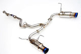 Invidia 08-11 STi Hatch / 11 WRX Hatch Dual N1 Single Layer Titanium Tipped Cat-back Exhaust - HS08STIGTT