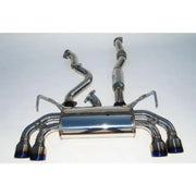 Invidia 08-11 STi Hatch / 11 WRX Hatch Dual Q300 Titanium Tip Cat-back Exhaust - HS08STIG3T
