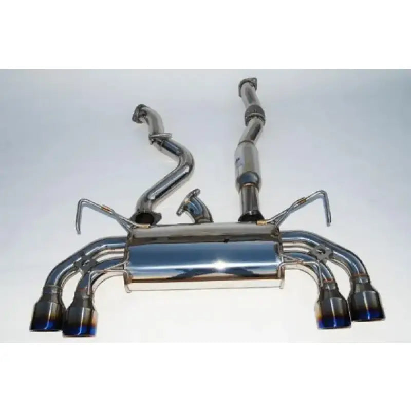 Invidia 08-11 STi Hatch / 11 WRX Hatch Dual Q300 Titanium Tip Cat-back Exhaust - HS08STIG3T