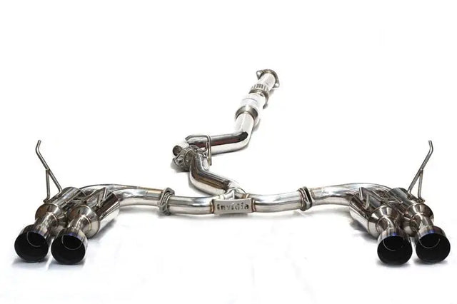 Invidia 08-14 Subaru WRX Hatchback Gemini/R400 Stainless Steel Tip Cat-back Exhaust - HS08ST5GM4SS