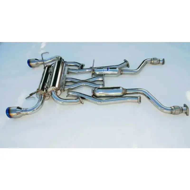 Invidia 09+ 370Z Gemini Rolled Titanium Tip Cat-back Exhaust - HS09N7ZGID
