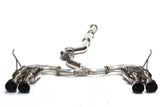 Invidia 11-14 Subaru WRX/STI Sedan Gemini/R400 Single Layer Quad Stainless Steel Tip Catback Exhaust - HS11STIGM4SS