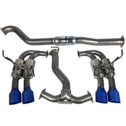 Invidia 11-14 WRX/STi Gemini 80mm Full Titanium 101mm Quad Tip Cat-Back Exhaust - HS11STI5TG4ST