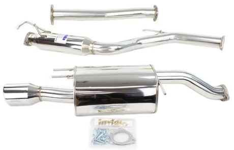 Shiny stainless steel exhaust system for Honda Civic Si K24 Coupe Q300 series