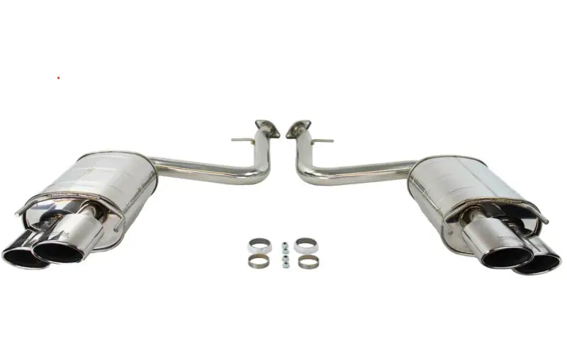 Invidia 15 + Lexus RC350/200T Stainless Steel Quad Rolled Tip Axle-Back Exhaust - Truck & Automotive