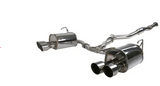 Invidia 15+ Subaru STI 4Dr Q300 Single Layer Stainless Steel Quad Tip Cat-Back Exhaust - HS15STIG2S