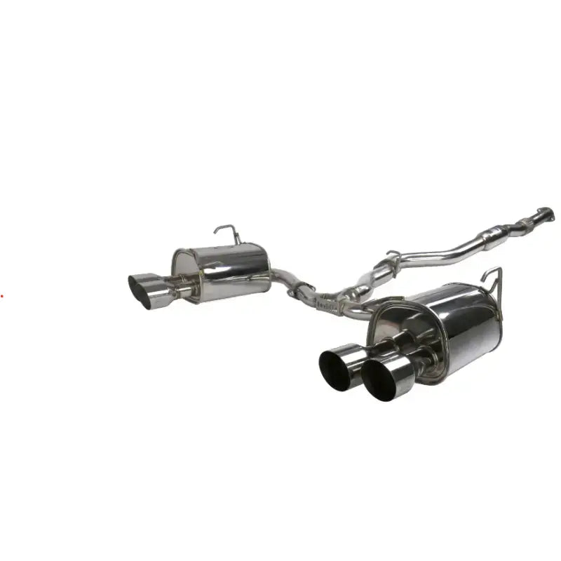 Invidia 15+ Subaru STI 4Dr Q300 Single Layer Stainless Steel Quad Tip Cat-Back Exhaust - HS15STIG2S