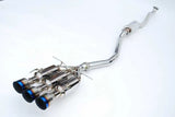 Invidia 17+ Honda Civic SI Sedan Gemini Triple Titanium Tip Cat-back Exhaust 
