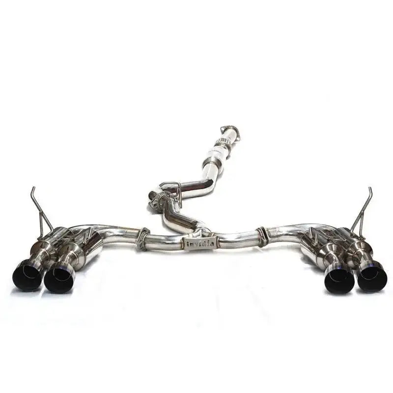 Invidia 2015+ Subaru WRX / STI Gemini/R400 Single Layer Quad Titanium Tip Cat-Back Exhaust - HS15STIGM4ST