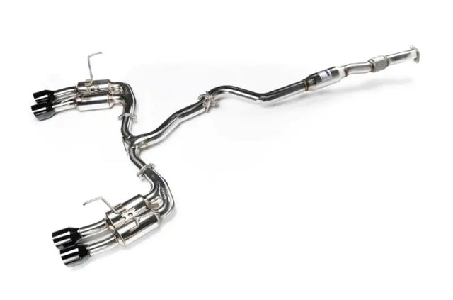 Invidia 2022 + Subaru WRX Gemini Single Layer Quad Black Tip Cat-Back Exhaust - Truck & Automotive