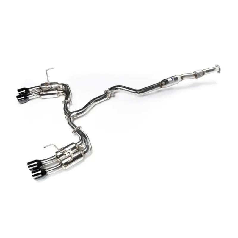 Invidia 2022+ Subaru WRX Gemini Single Layer Quad Black Tip Cat-Back Exhaust - HS22WRXGM4SB