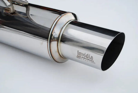 Invidia 2022+ Subaru WRX N1 Twin Outlet Single Layer SS Tip Cat-Back Exhaust - HS22WRXGTP