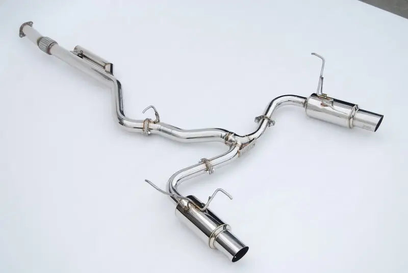 Invidia 2022+ Subaru WRX N1 Twin Outlet Single Layer SS Tip Cat-Back Exhaust - HS22WRXGTP