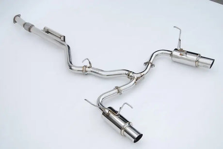 Invidia 2022+ Subaru WRX N1 Twin Outlet Single Layer SS Tip Cat-Back Exhaust - HS22WRXGTP