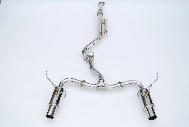 Invidia 2022+ Subaru WRX N1 Twin Outlet Single Layer SS Tip Cat-Back Exhaust - HS22WRXGTP