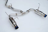 Invidia 2022+ Subaru WRX N1 Twin Outlet Single Layer Tip Cat-Back Exhaust - HS22WRXGTT