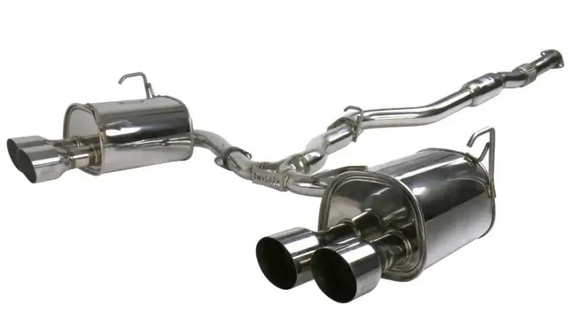 Invidia 2022 + Subaru WRX Q300 Single Layer Stainless Steel Quad Tip Cat-Back Exhaust - Truck & Automotive