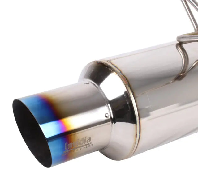 Invidia 2022 + Subaru WRX Single N1 Titanium Burnt Tip Cat-back Exhaust - Truck & Automotive