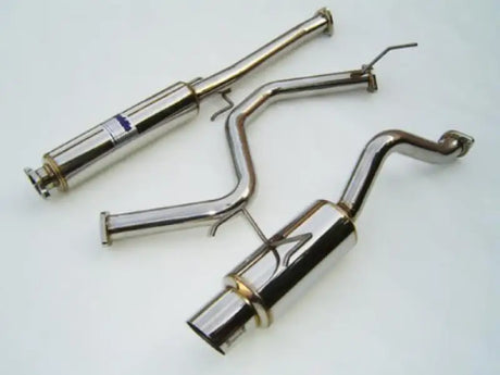 Invidia 96-00 Honda Civic EK4 J-Spec 3DR 60mm (101mm tip) Cat-back Exhaust - HS96HC3GTP
