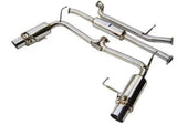 Shiny stainless steel Honda Accord 2dr exhaust with 101mm tip for improved performance