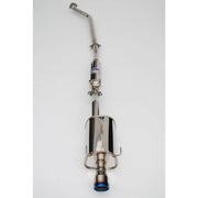 Invidia HS01AR1G3T Invidia 01-06 Acura RSX DC5 Type S Q300 Rolled Titanium Tip 70mm Pipe Cat-Back Exhaust - HS01AR1G3T