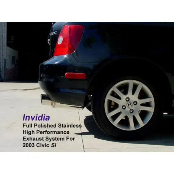 Invidia HS02HC3GTP Invidia 02+ Honda Civic Si 3 Door (101mm tip) Cat- Back Exhaust - HS02HC3GTP