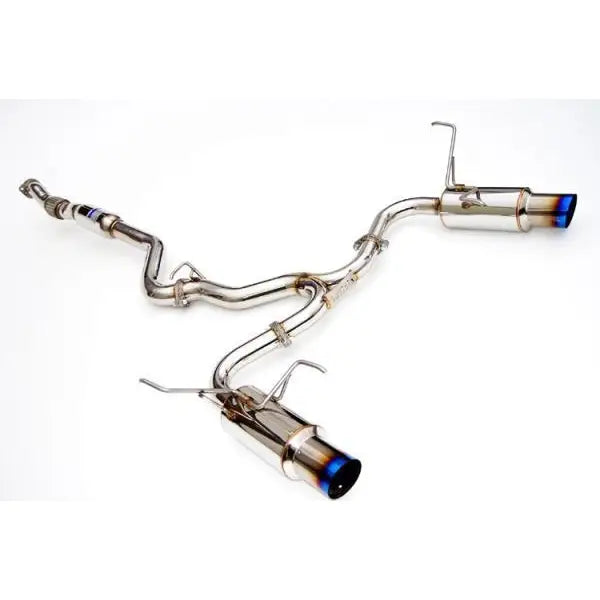 Invidia HS08STIGTT Invidia 08-11 STi Hatch / 11 WRX Hatch Dual N1 Single Layer Titanium Tipped Cat-back Exhaust - HS08STIGTT