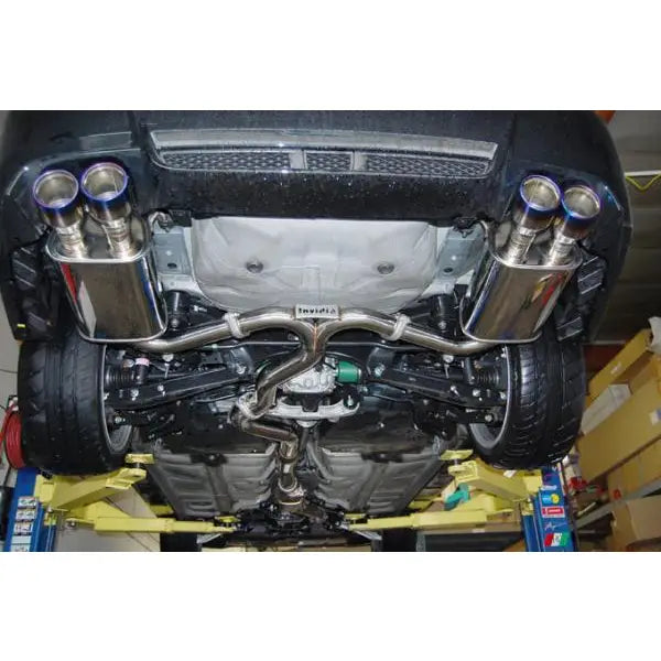Invidia HS11STIG3T Invidia 11+ STI/WRX Sedan Only 76mm Q300 Titanium Tip Cat-back Exhaust - HS11STIG3T
