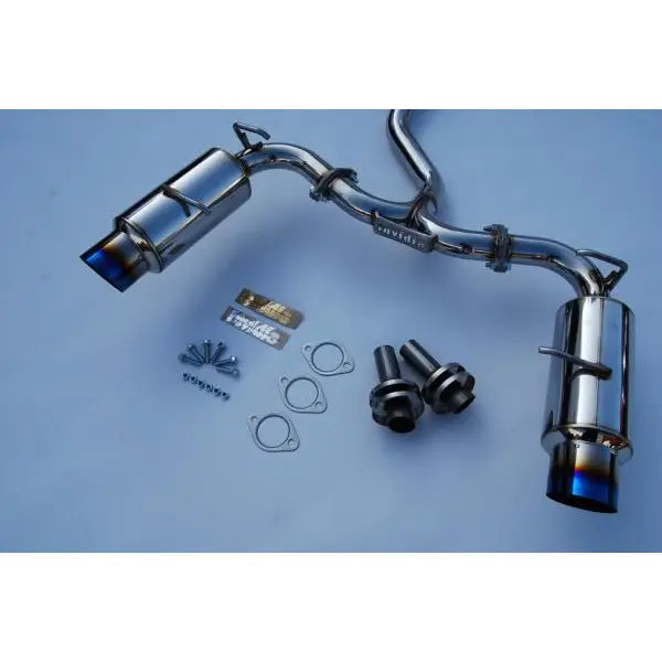 Invidia HS12SSTGTT Invidia 12 Scion FRS/BRZ 60mm N1 Ti-Tip Cat- Back Exhaust - HS12SSTGTT