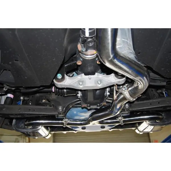 Invidia HS15STIG3T Invidia 15+ Subaru WRX/STI 4Dr Q300 Twin Outlet Rolled Titanium Burnt Quad Tip Cat-Back Exhaust - HS15STIG3T