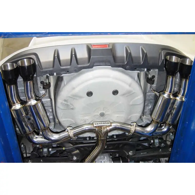 Invidia HS15STIGM4SB Invidia 2015+ Subaru WRX / STI Gemini/R400 Single Layer Quad Black Tip Cat-Back Exhaust - HS15STIGM4SB