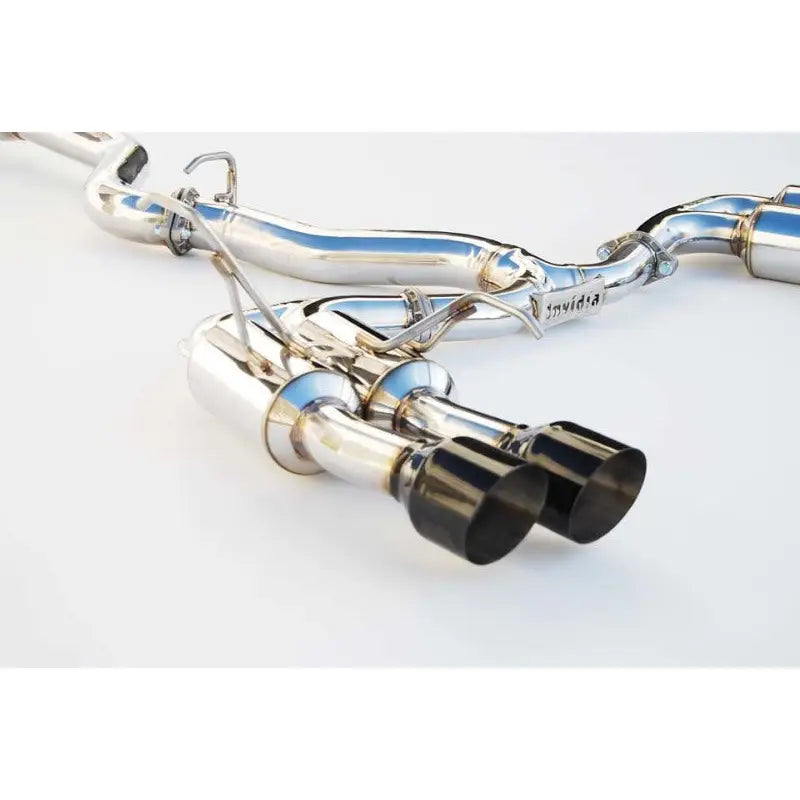 Invidia HS15STIGM4SB Invidia 2015+ Subaru WRX / STI Gemini/R400 Single Layer Quad Black Tip Cat-Back Exhaust - HS15STIGM4SB