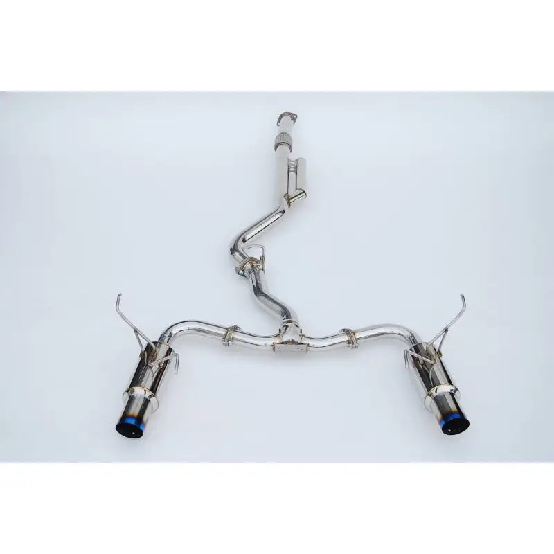 Invidia HS22WRXGTT Invidia 2022+ Subaru WRX N1 Twin Outlet Single Layer Tip Cat-Back Exhaust - HS22WRXGTT