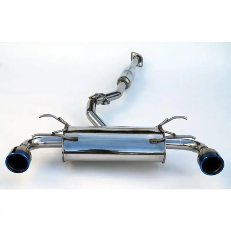 Invidia Subaru BRZ / Scion FRS Q300 w/ Rolled Titanium Tips Cat- Back Exhaust (Blue Edge) - HS12SSTG3T