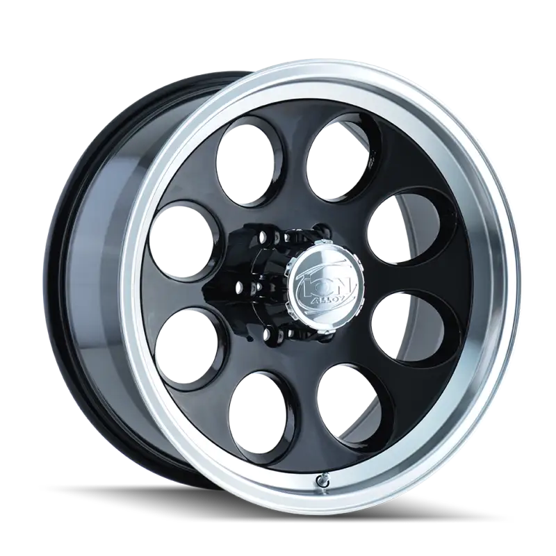 ION Type 171 17x9 / 5x139.7 BP / 0mm Offset / 108mm Hub Black/Machined Wheel - Truck & Automotive
