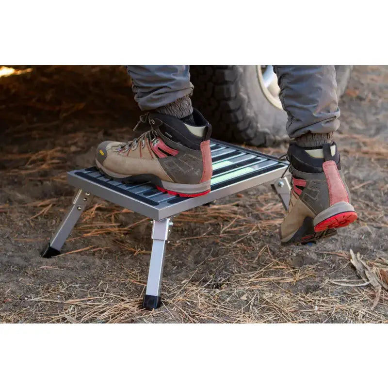 IQFSTEP Ironman 4X4 Quick-Fold Camping Steps (180Kg Rat - Step Stool