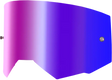 Single Lens W/ Post Adult W/ Iridescent Red Mir/Smk Lens - FLY RACING