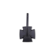 HIGHSIDER Iron Cross Bar End Mirror Each Black for Powersports