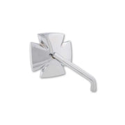 HIGHSIDER Iron Cross Mirror Pair Chrome for Powersports