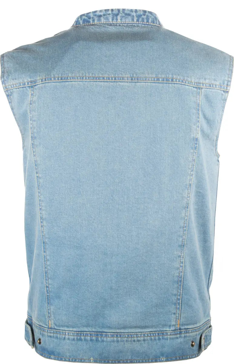 HIGHWAY 21 Iron Sights Club Vest Blue Lg for Powersports