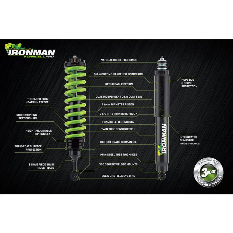 Ironman 4X4 45002LFE-BCKB-PB-SEQ Coil Over Shock Absorber