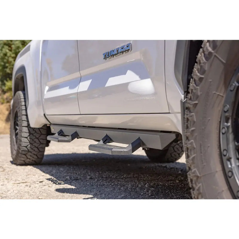Ironman 4X4 Made In USA Rocker Panel Guard SS098-N - Edc Side Steps Toyota Tundra Crew