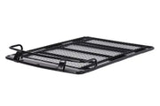 Black metal mesh cargo rack with rubber straps for IRRTENT18 Ironman 4x4 rooftop tent