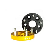ISC Suspension 5x100 to 5x114 25mm Wheel Adapters Black - Set of 4 - WA25B