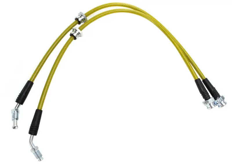 ISR Performance Stainless Steel Front Brake Lines for Nissan 240sx 300zx Z32 Conversion.