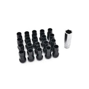 ISR Performance Steel 50mm Open Ended Lug Nuts M12x1.25 - Black - Wheel and Tire Accessories