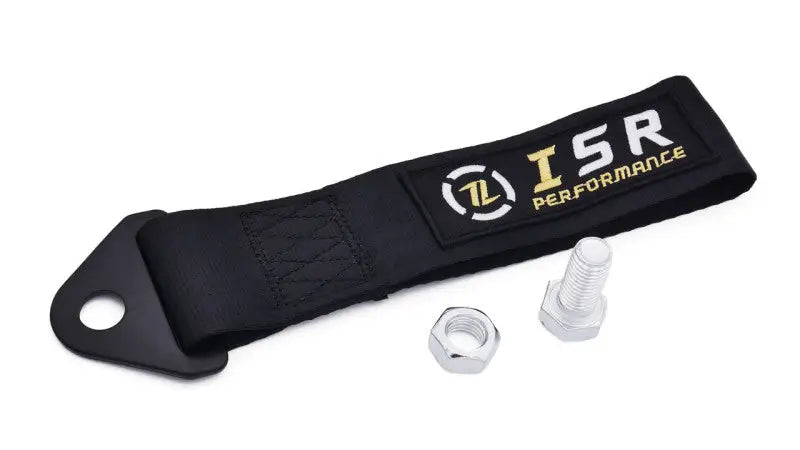 ISR Performance Universal Racing Tow Strap - Black - Truck & Automotive